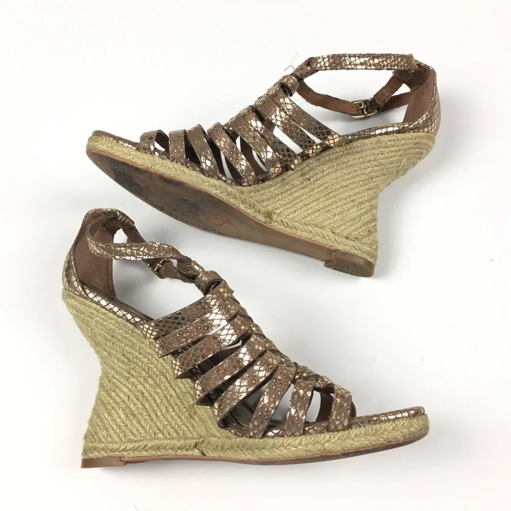 Sam Edelman Annabel Wedge Sandal Women’s Sz‎ 7.5